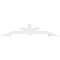 Ekena Millwork Vanguard Architectural Grade PVC Gable Bracket, 72"W x 15"H x 4"D x 4"F, 5/12 Pitch GBP072X15X0404VAN00 - alternate 2